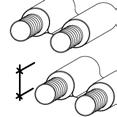 3.3 Odległości pomiędzy instalacjami w ścianach i stropach - rury solarne NanoSUN², rury preizolowane