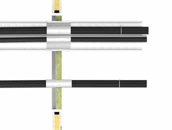 6.1 Uszczelnienie kabli Montaż - Kable (powłoka) Montaż - Kable (owinięcie) Szczegóły wykonania uszczelnienia kabli w ścianach (obie strony) Szczelina szczelina 5 mm szczelina > 5 mm Kable, wiązki
