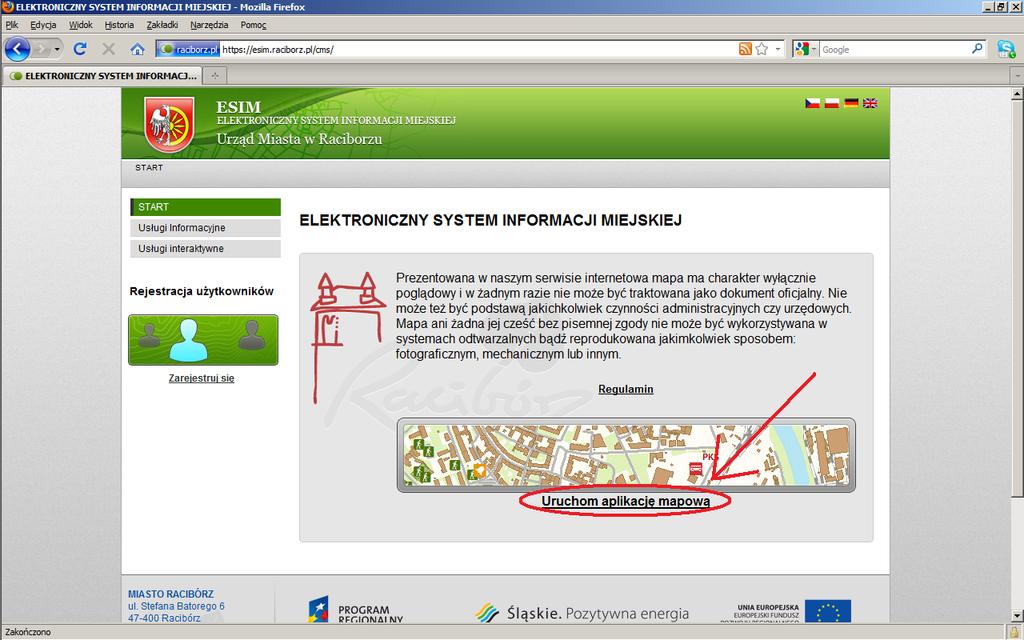 Logowanie (1/3) Wejdź na stronę http://esim.