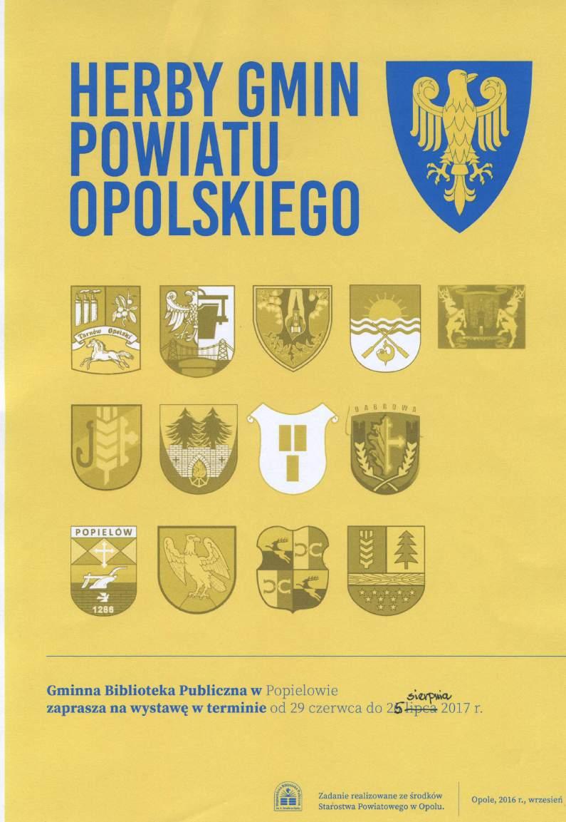 Popielów Wystawa w Bibliotece w Popielowie Minęło 20