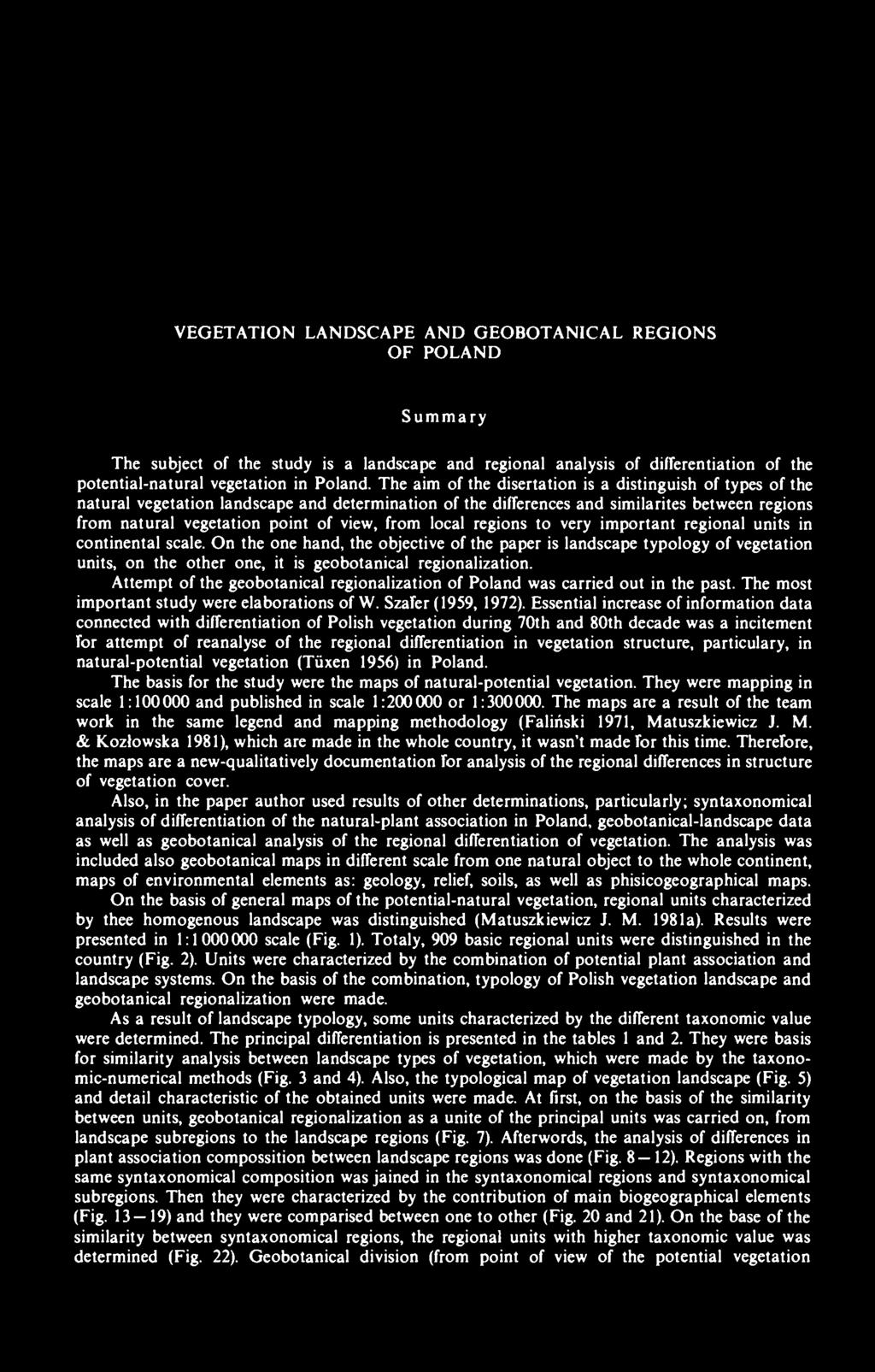 from local regions to very important regional units in continental scale.