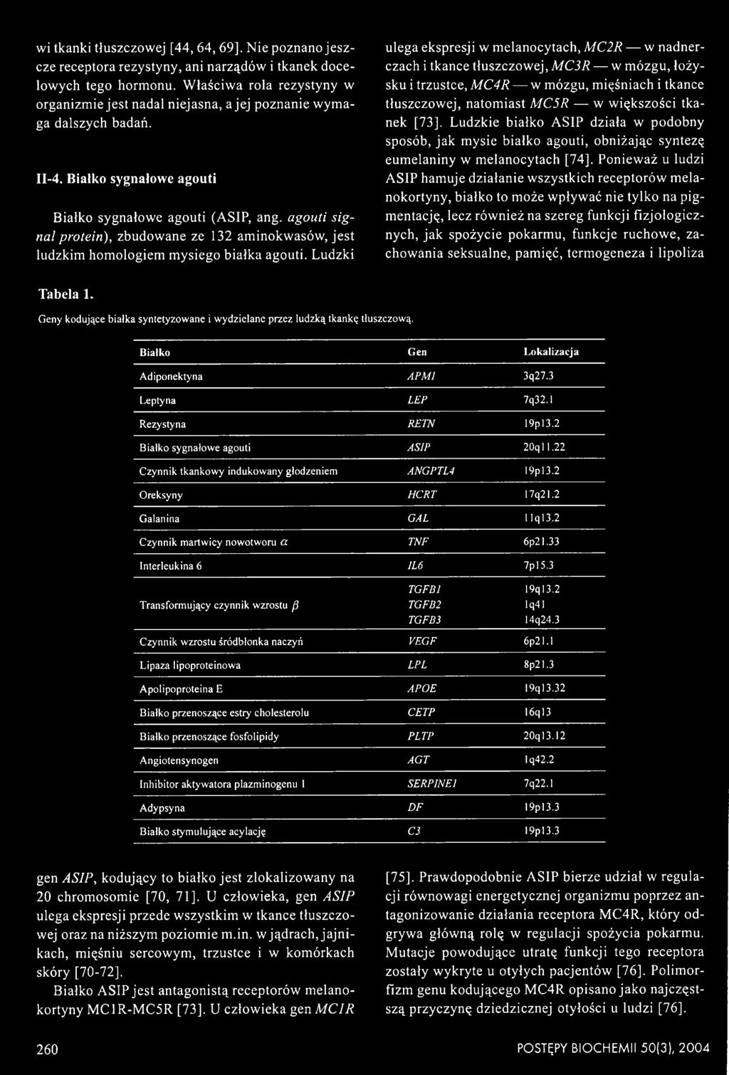 Ludzkie białko ASIP działa w podobny sposób, jak mysie białko agouti, obniżając syntezę eumelaniny w melanocytach [74].