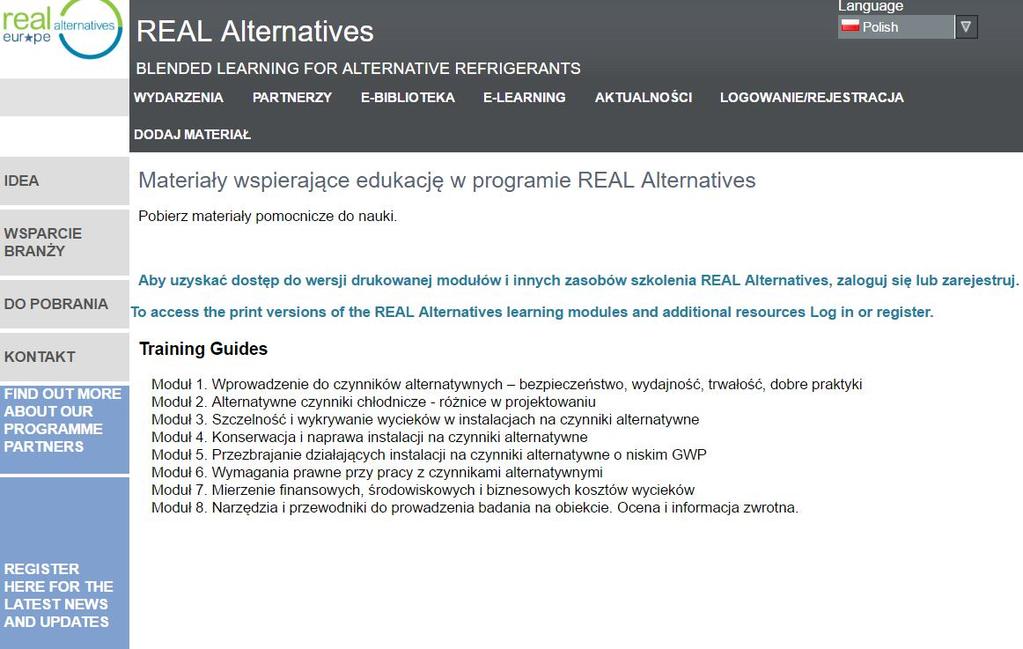 Real Alternatives Europe jest platformą e-szkoleniową