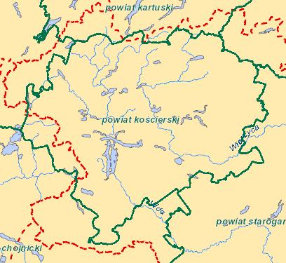 4.2.2. Wody podziemne Identyfikacja i charakterystyka jednolitych części wód podziemnych (JCWPd) Powiat kościerski znajduje się w obszarze dwóch jednolitych części wód podziemnych oznaczonych jako