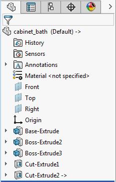 Wiele identycznych ikon, takich jak drukowanie, otwieranie, zapisywanie, wycinanie i wklejanie występuje również w aplikacji SOLIDWORKS.