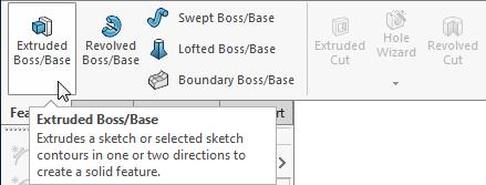 Podstawy SOLIDWORKS Paski narzędzi Dostęp do funkcji SOLIDWORKS można uzyskać za pośrednictwem pasków narzędzi. Paski narzędzi są zorganizowane według funkcji, np.