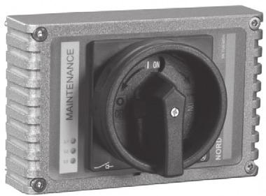 Opcje podstawowe Napięcie zasilające Opcja podstawowa 4 Ręczny wyłącznik serwisowy SK TU4-MSW + TI4-TU-MSW Standard: IP55 SK 2x0E Wytrzymałe pokrętło z 2