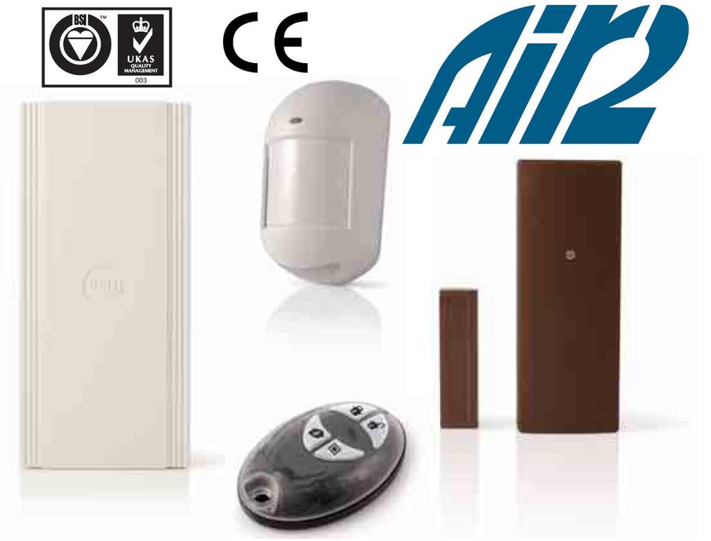 Air2 Instrukcja Instalacji Urządzenia bezprzewodowe Zaawansowana technologia AIR2 bezprzewodowego zabezpieczenia przed włamaniem integruje się bezpośrednio ze wszystkimi modelami centrali włamaniowej