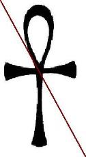 Symbol ten ma na celu wyśmianie ofiary Chrystusa.