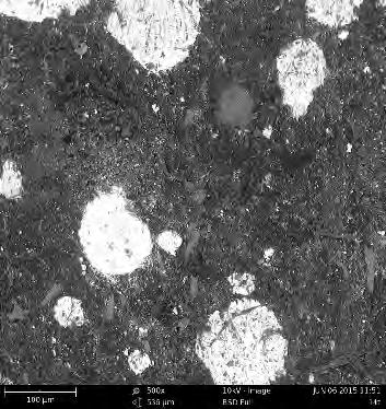 The surfaces of those composites are more damaged by the abrasive action compared to the surface of the composites which did not contain the PTFE, which is another proof confirming the