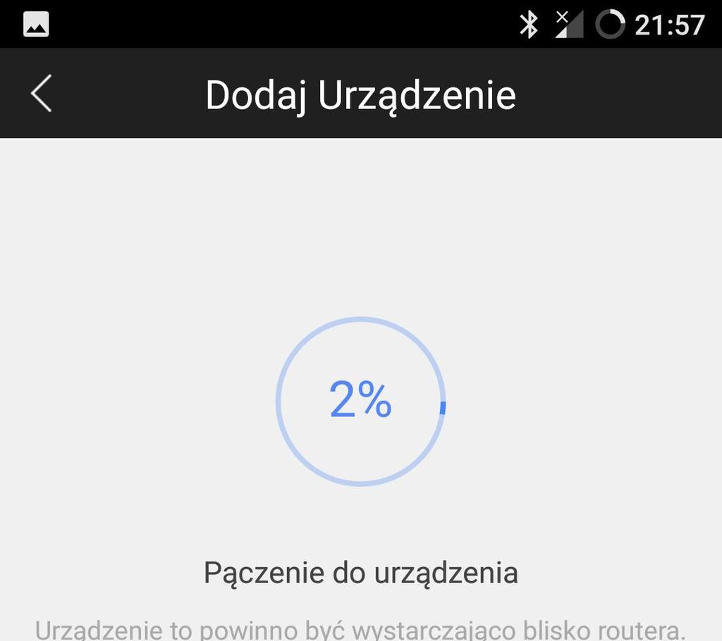 Kamera będzie łączyła się z routerem więc na telefonie utracimy sieć GW_AP_.