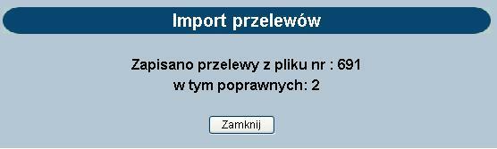 Otwarte zostanie okno j ak poniżej : Używaj ąc przycisku [Przeglądaj ] należy wskazać lokalizacj ę i nazwę pliku do importu Uruchomić import przyciskiem [Importuj plik] lub Wycofać się z