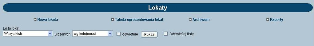 Rozdział 8 Lokaty Rozdział 8. Lokaty 8.1.