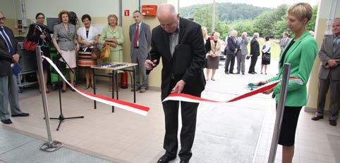 Uroczyste otwarcie laboratorium Silników Cieplnych i Laboratorium Samochodów i Ciągników zrealizowane w ramach projektu LABIN Official openings of the Heat Engines Laboratory and the Automotive