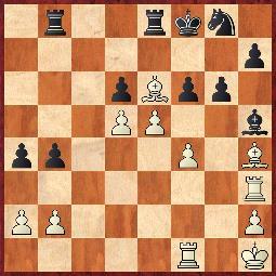 8.Obrona staroindyjska [A54] IM Pinter (Węgry) 2535 McNab (Szkocja) 2200 1.d4 d6 2.c4 e5 3.Sf3 e4 4.Sg5 Sf6 5.Sc3 Gf5 6.g4 Gg4 7.Sge4 W tej pozycji grywano także 7.