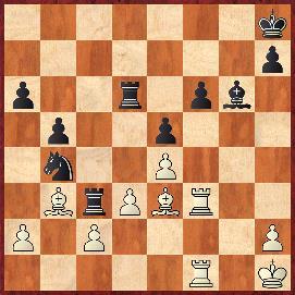 101.Obrona hetmańsko indyjska [E14] Caruana M. (Monako) 2200 GM Robatsch (Austria) 2445 1.c4 c5 2.Sf3 Sf6 3.d4 e6 4.e3 b6 5.Sc3 Gb7 6.Gd3 Ge7 7.0 0 a6 8.e4 cd4 9.Sd4 Hc7 10.Ge3 Sc6 11.Sf3 Sg4 12.