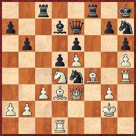 126.Obrona francuska [C00] IM Jamieson (Australia) 2415 Ciezkowski (Zair) 2200 1.e4 e6 2.d3 d5 3.Sd2 Sf6 4.Sgf3 c5 5.g3 Sc6 6.Gg2 Ge7 7.0 0 0 0 8.We1 Hc7 9.e5 Sd7 10.He2 b6 11.h4 f6 12.ef6 Sf6 13.