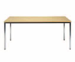 D Metalowa chromowana lub malowana proszkowo rama stołu.