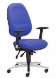 D Krzesło obrotowe z mechanizmem Ibra. D Miękkie, tapicerowane siedzisko i oparcie. D Szerokie, komfortowe siedzisko i ergonomicznie wyprofilowane oparcie. D Możliwość swobodnego kołysania się.
