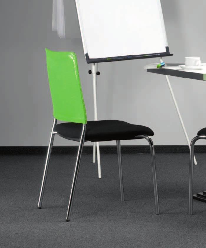 nieskończoność wyboru Intrata Visitor to krzesła stacjonarne z miękkim tapicerowanym siedziskiem i oparciem lub w wersji