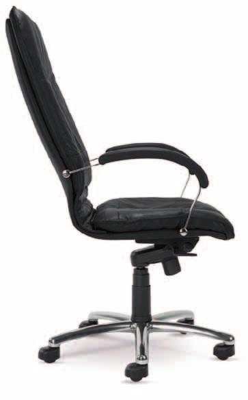 METEOR ] PREMIUM D Fotel biurowy z mechanizmem Multiblock. D Szerokie, komfortowe siedzisko i ergonomicznie wyprofilowane oparcie. D Oparcie i siedzisko tapicerowane z obydwu stron.