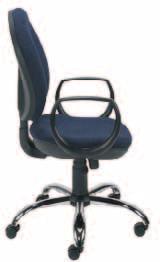D Krzesło biurowe z mechanizmem CPT, Kontakt lub Active-1. D Miękkie tapicerowane siedzisko i oparcie. D Możliwość swobodnego kołysania się (wersja Active-1).