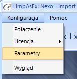 2.2.3. Parametry Opcja ta jest dostępna z menu Konfiguracja -> Parametry. Służy do skonfigurowania ustawień programu (rys.