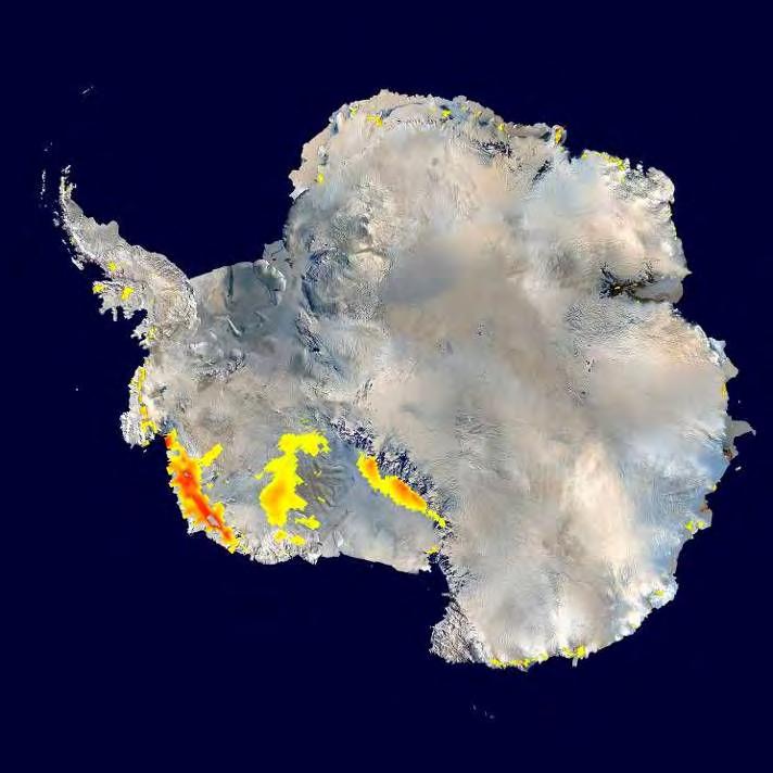 Antarctic melting January 2005 (wg K.