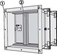 8: Otwór montażowy w ścianie litej W zależności od warunków montażowych oraz wielkości klapy otwór montażowy w ścianie litej może wymagać nadproża 1.