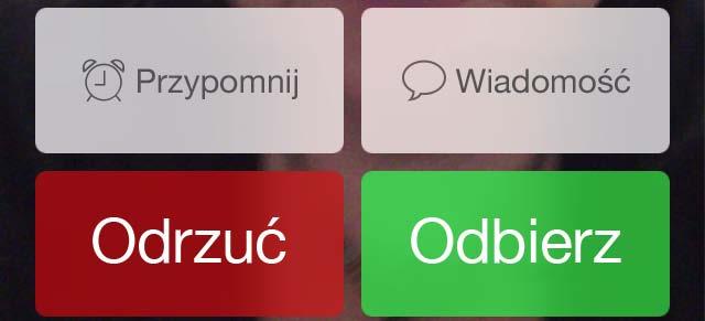 Nawiązywanie połączenia poleceniem głosowym: Naciśnij i przytrzymaj przycisk Początek, a następnie powiedz FaceTime i imię osoby, z którą chcesz się połączyć.