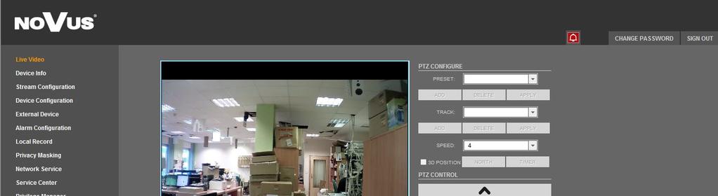 User s manual ver.1.0 WWW INTERFACE - WORKING WITH IP CAMERA 6. WWW INTERFACE - WORKING WITH IP CAMERA 6.1. Displaying live pictures 4. 3. 5. 1.