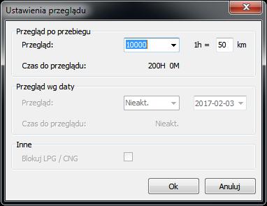 czasie pracy o Od ostatniego połączenia czas przepracowany na benzynie od ostatniego połączenia z PC o Gaz Całkowity czas pracy sterownika na gazie o Od ostatniego połączenia czas przepracowany na