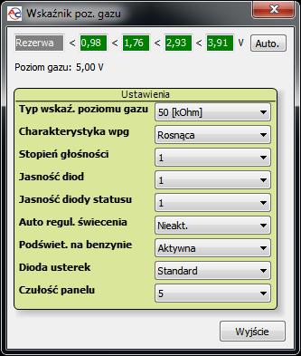 Automatyczne rozpoznawanie typu podłączonej centralki. Gdy wykryta jest centralka LED-500, w aplikacji również widoczna jest jako LED-500. Rysunek 2.3.