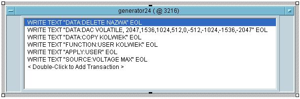 11.3.8 Generacja dowolnego przebiegu Najistotniejszą być może spośród bardziej zaawansowanych funkcji generatorów cyfrowych jest możliwość generowania dowolnych przebiegów, w tym przypadku z bardzo