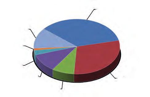 ,% Wady fabryczne,3% Zawilgoczenie,7% Zwarcia w systemie,3% Oblodzenie i sadź,37% Procesy starzeniowe 3,9% Wyładowania atmosferyczne 9,% Rys.