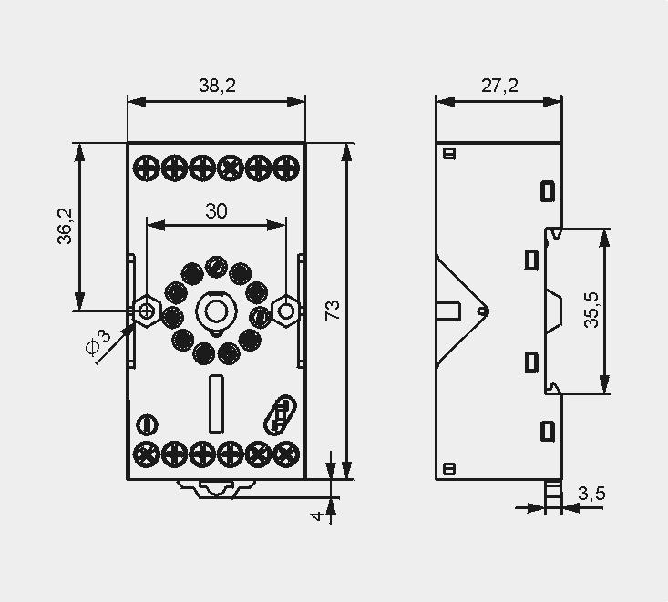 GZU11 Do R15-3P Adapter 82 x