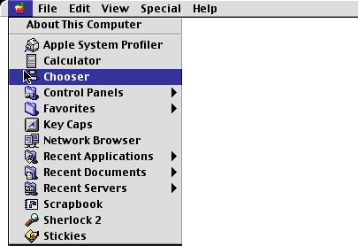 Etap 2 Użytkownicy korzystający z kabla połączeniowego Użytkownicy korzystający z systemu Mac OS 8.6 9.