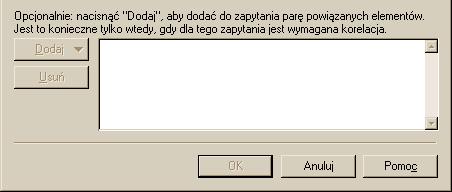się okno do tworzenia podzapytań.
