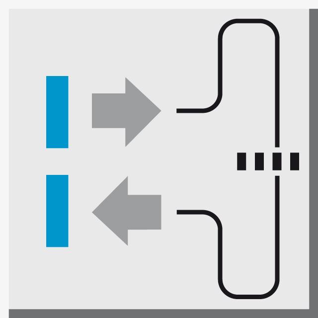 of process parameters Hysteresis can be adapted to suit the application, e.g.