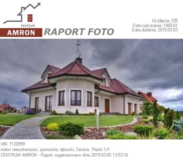 Raporty tabelaryczne Raport FOTO umożliwia Użytkownikowi weryfikację stanu technicznego budynku oraz jego standardu na podstawie dołączonych zdjęć nieruchomości.