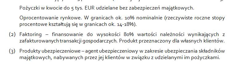 Przypadek 2 (Rumunia, Patria Credit IFN S.A.