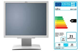 Data Sheet FUJITSU Monitor B19-7 LED Monitor do wymagających zadań: ekran o przekątnej 48,3 cm (19 cali) Najlepsze rozwiązania z zakresu ergonomii pracy i energooszczędności w produktach biurowych