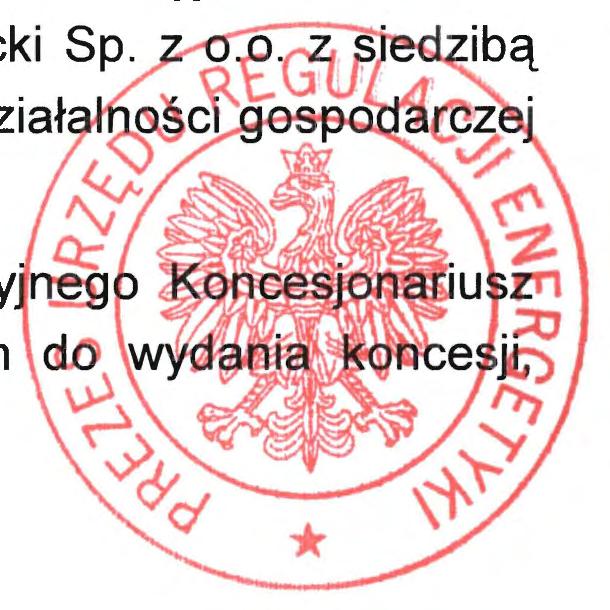 działaności. 2.3.2. Koncesjonariusz jest obowiązany do reaizacji wniosków wynikających z powyższej anaizy w najkrótszym możiwym terminie. zaeceń 2.4. Udzieanie informacji 2.4.1.