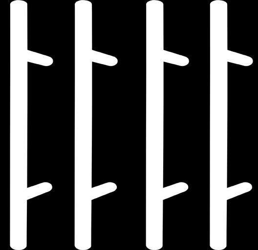 F1 SREBRNY F6 INOX F9 TYTAN F4 STARE ZŁOTO Długość: 50, 80, 100, 120, 150, 170 cm Rozstaw (słupków montażowych): Długość antaby (cm) 50 80 100 120 150 170 Rozstaw (cm) 30 50 50 80 100 100