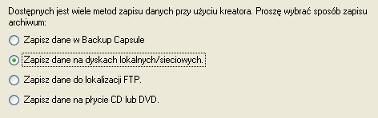 dysku. 7. Dodaj komentarz do obrazu opisujący jego zawartość; 8. Na stronie podsumowania przejrzyj wszystkie parametry operacji i dokonaj ich modyfikacji, jeżeli jest to konieczne.