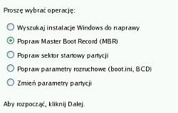 42 1. Uruchom komputer z nośnika ratunkowego Linux / DOS. Kreator tworzenia nośnika ratunkowego pomoże przygotować środowisko ratunkowe Linux/DOS lub WinPE na dysku CD/DVD lub pamięci USB.