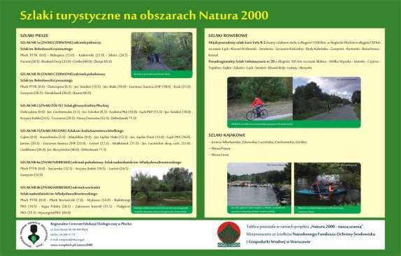 VI tablica Mapa obszarów Natura 2000