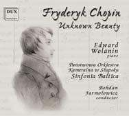FRYDERYK CHOPIN Unknown Chopin Allegro de concert A-dur Op.