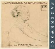 53 Ignacy Jan Paderewski: Piano Works Menuet G-dur A l Antique Sarabande A l Antique Cracovienne fantastique à la Moderne Op. 14 Mélodie. Andantino gracioso Op.