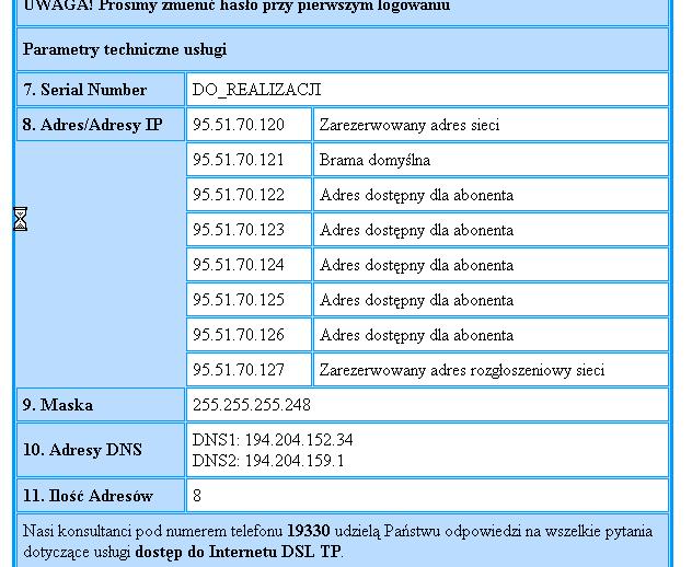 konfiguracja usługi i modemów Proces uruchomienia usługi idsl cd.